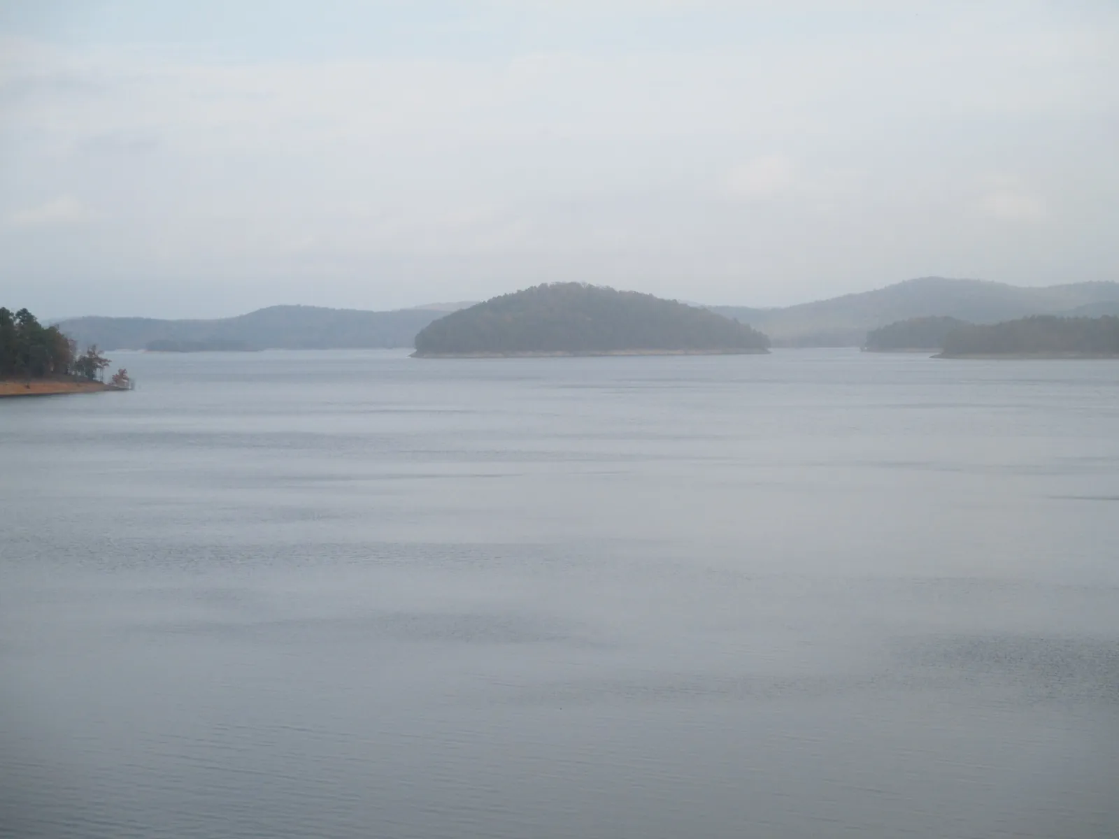 Misty vista over Broken Bow Lake
