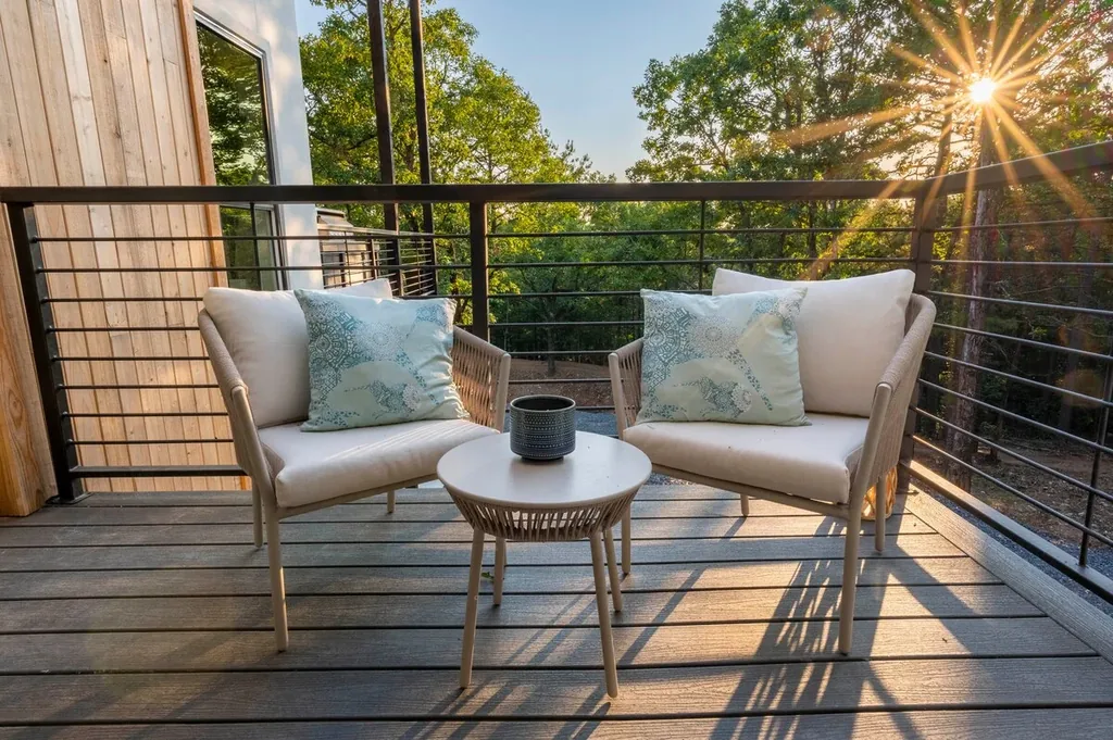 King Suite 2 private balcony at The Aroha