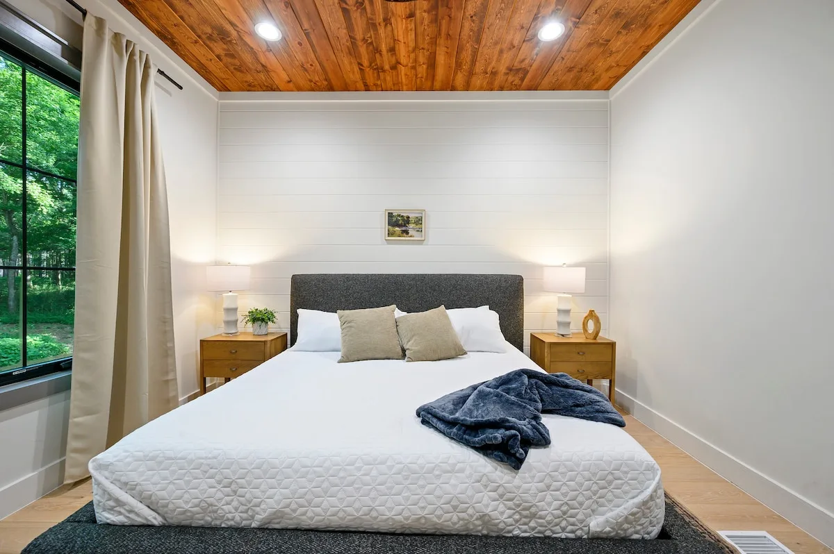 King Suite 1 at Clearwater with a private full bathroom